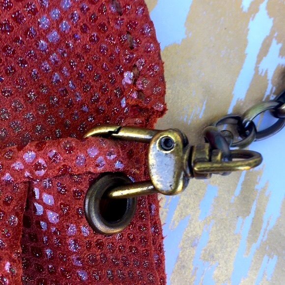 Carla Mancini clutch bag copper red metallic - Picture 11 of 14